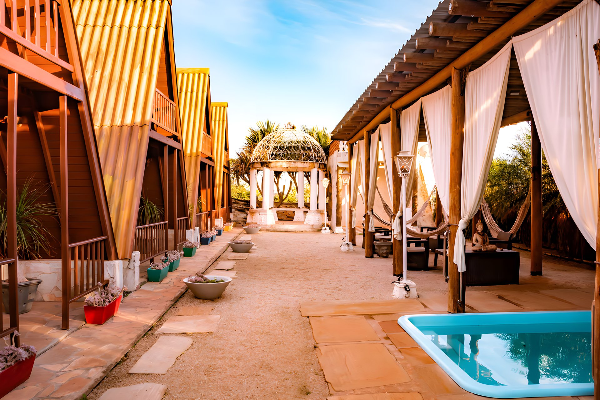 Chalés da Pousada Viva em São Thomé das Letras